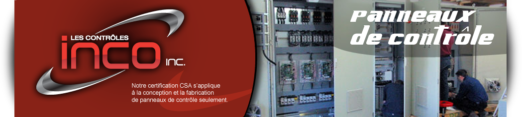Panneaux de contrôle